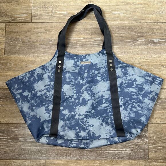 Columbia Blue Tie Dye Travel Zip Up Tote Bag - Picture 1 of 4